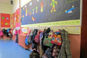 Interior de una de las escuelas infantiles.x,au