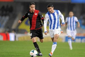 Rochina dejó su sello de calidad ante la Real en Anoeta.e;clip: