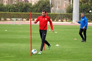 Aleix Vidal el entreno de este miércoles.x,auto