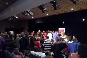 Momento de la votación secreta del pasado lunes.e;clip:rect(469