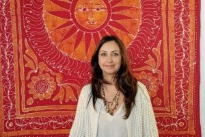 La coach Lourdes Morales, en el centro donde ha impartido los seminarios. tyle>.apqj{posit