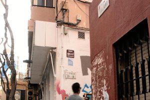 Lugar del suceso, en la calle Trajano