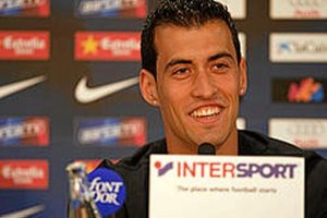 Busquets se mostró irónico tras los pitos de los aficionados.e;