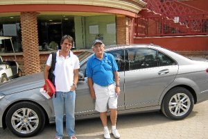 Juanjo Fernández y su padre, Antonio, fundador de Saveres.e;cli