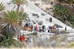 Rodaje de ‘Exodus’, de Ridley Scott, el pasado mes de octubre en Tabernas.tyle>.apqj{posit
