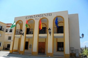 Ayuntamiento de Arboleas, localidad que cada sábado celebra su mercao municipal.tyle>.apqj
