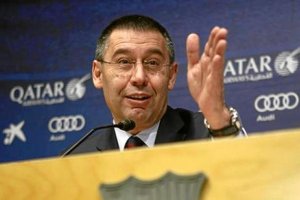 El presidente azulgrana sigue confiando en el Tata Martino.e;cl