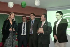 Acto institucional por el Día de Andalucía en el Javier Peña.e;