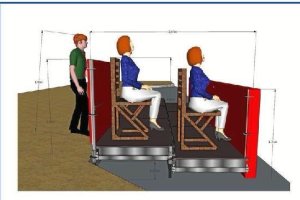 Infografía de cómo quedarán las nuevas gradas del Paseo de Almería para Semana Santatyle>.