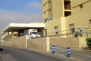 Acceso a Urgencias de Torrecárdenaso,