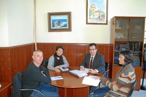 Reunión de los comerciantes con el Alcalde y la concejalae;clip