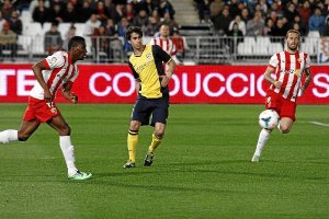 Aleix en una jugada del partidoo,469p