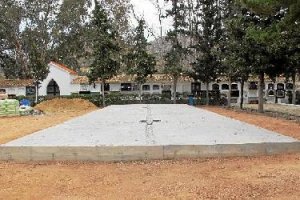 Lugar donde irán los nuevos nichos. o