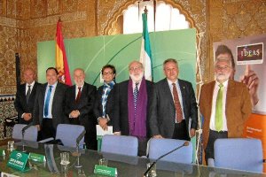 Promotores y colaboradores de la Feria de las Idease;clip:rect(