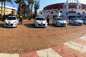 Parque móvil adquirido recientemente por el Ayuntamiento para equipar a la Policía Local.t