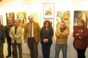 Inauguración de la muestra el pasado martes en la sede del IEA.