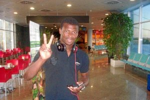 Kalu Uche en su etapa de goleador rojiblanco.x,