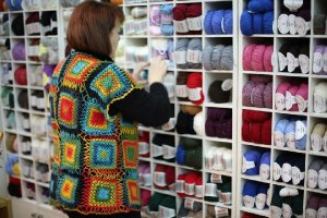 M. Natividad Salmerón, en El Hogar de las Lanas.