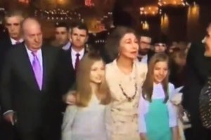 Imagen del desencuentro en la Familia Real.