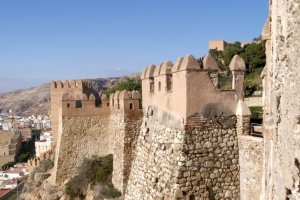 El bastión sur de La Alcazaba de Almería.