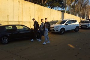 Ximo, Fidel y Juanjo.