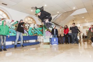 Exhibición para presentar ayer el festival.