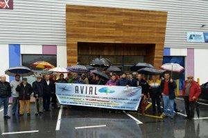 Manifestación en Albox contra presuntas avionetas "anti-lluvia".