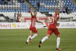 Quique en el partido ante el Levante.