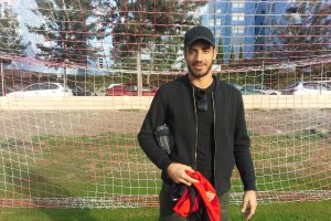 Gianfranco, en el campo de la Vega de Acá.