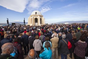 El anterior acto conmemorativo por el aniversario de la llegada de la Virgen del Mar, celebrado en enero de este 2016, reunió a más de 5.000 personas