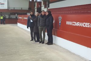 Catalina y Fernández, en Anduva.