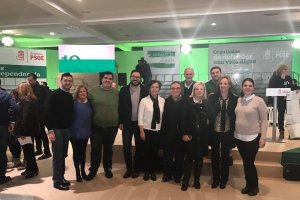 Parte de la delegación almeriense.