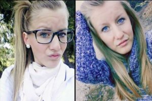 Imágenes de la joven hallada hoy.