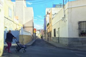 Imagen de la calle donde se ubica la vivienda