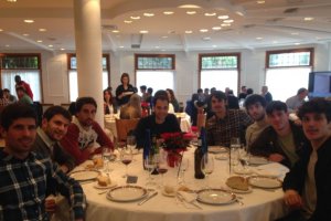 El Mirandés celebró el almuerzo de Navidad.