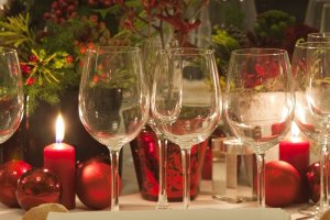 Todo listo para la cena navideña