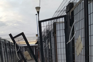 Estado de las jaulas tras el robo