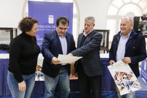Presentación del Encuentro de Cuadrillas de Vélez Rubio, ayer en Diputación.