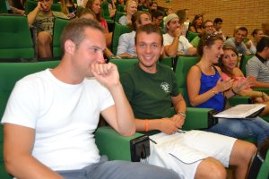 Erasmus extranjeros en una sesión informativa en la Universidad de Almería