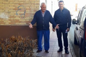 Visita del concejal Indalecio Gutiérrez al Alquián