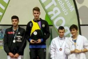 En lo más alto del podio.