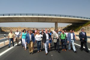 Variante deAlbox, último tramo inaugurado de la autovía del Almanzora en 2015.