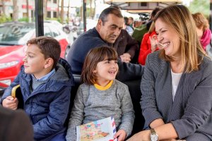 A bordo del Tren Navideño con Ana Martínez Labella.