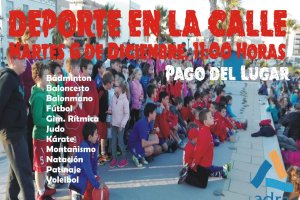 Cartel Deporte en la Calle.