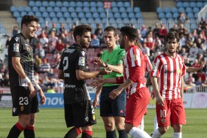 Company y Chuli en el Almería-Mallorca de la pasada Liga.