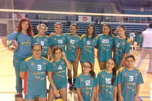 Las infantiles del Cajamar-Mintonette.
