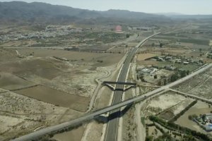 Obras ya ejecutadas del AVE en Sorbas.