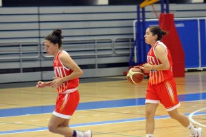 La jugadora del Syngenta en acción.