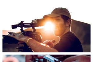 Ricardo Ibáñez, uno de los creadores de SinTiRental, durante un rodaje. (Foto: Víctor Guirado)