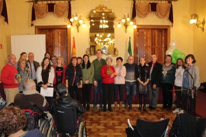 Representantes de las Asociaciones de Voluntarios y Solidarios de toda la provincia, en el acto.